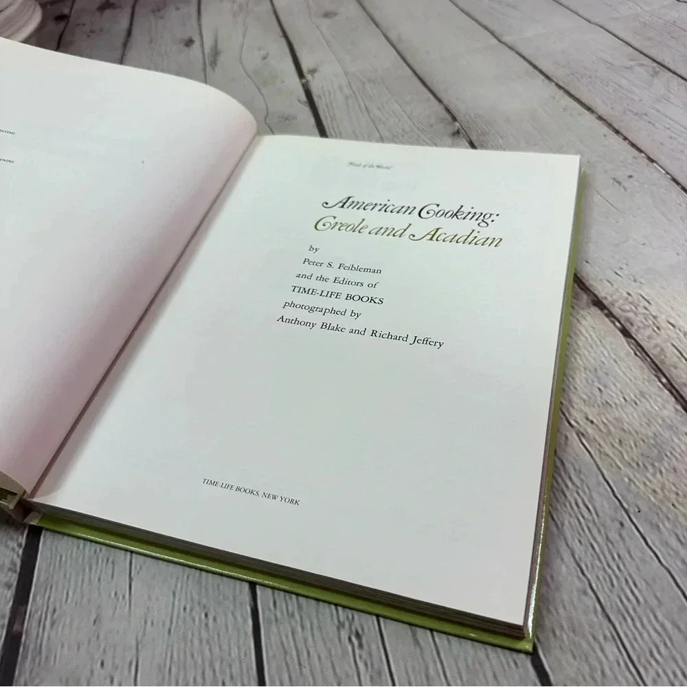 vtg 1971 time-life books american cooking creole-acadian cookbook rustc kitschy